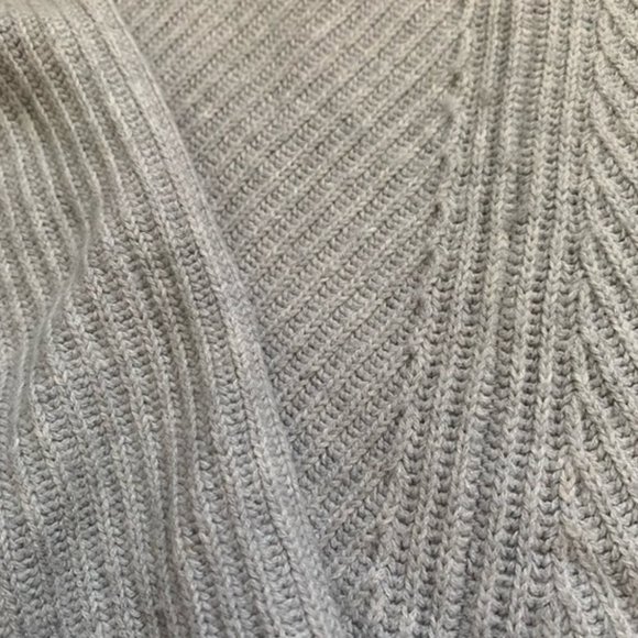 Aritzia Babaton Chalmers Grey Mock Neck Sweater - Picture 4 of 5